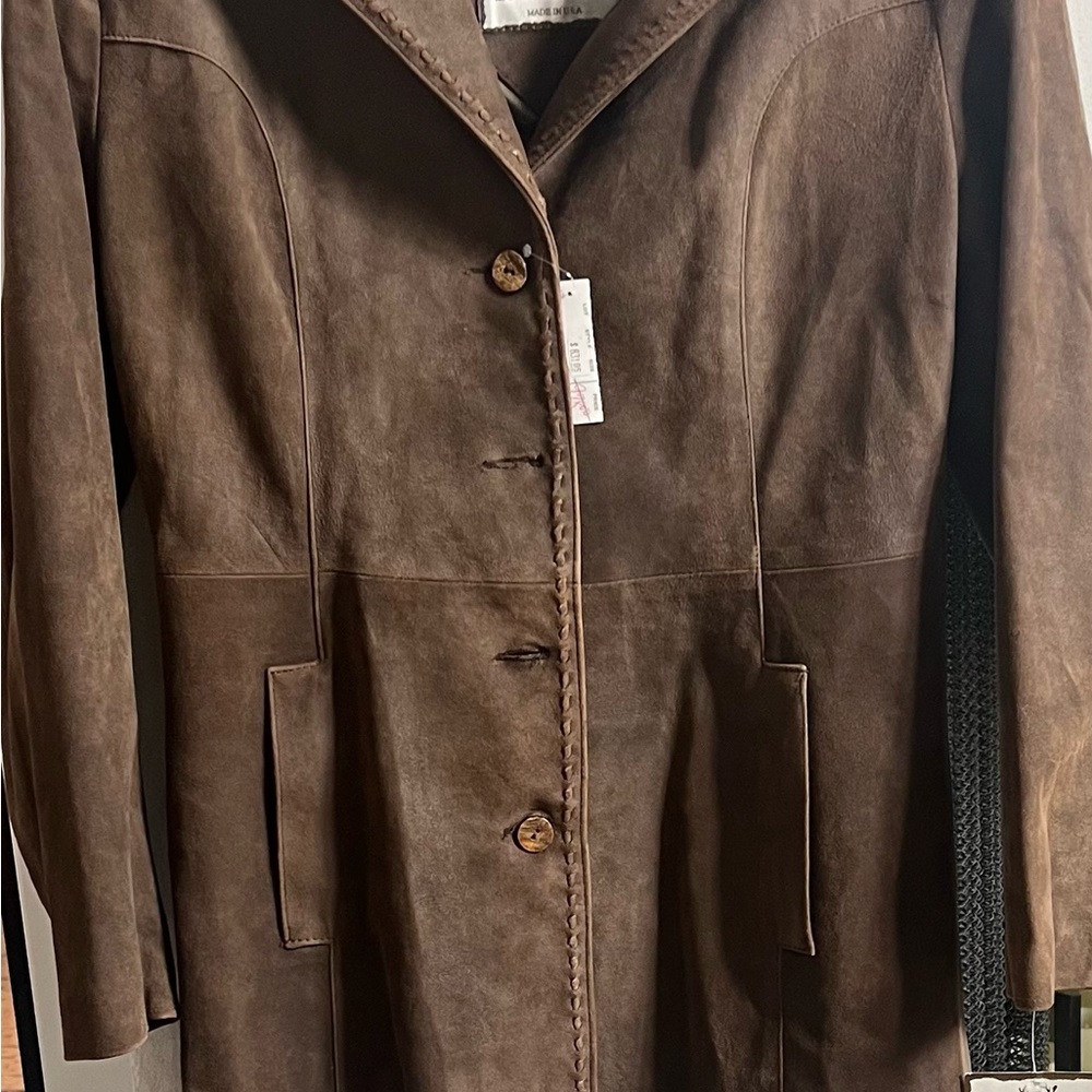 Continental suede coat